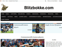 Tablet Screenshot of blitzbokke.com